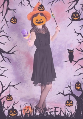 魔女になってみました🎃