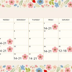 来月のシフトです！